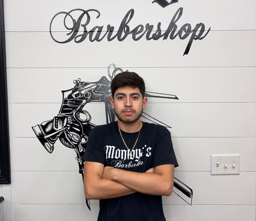 Andres, barber at Montoya’s