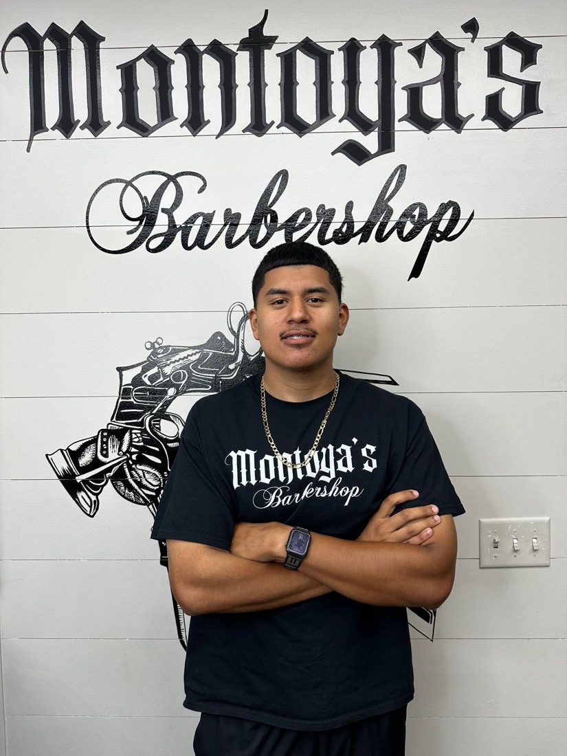 Cris, barber at Montoya’s