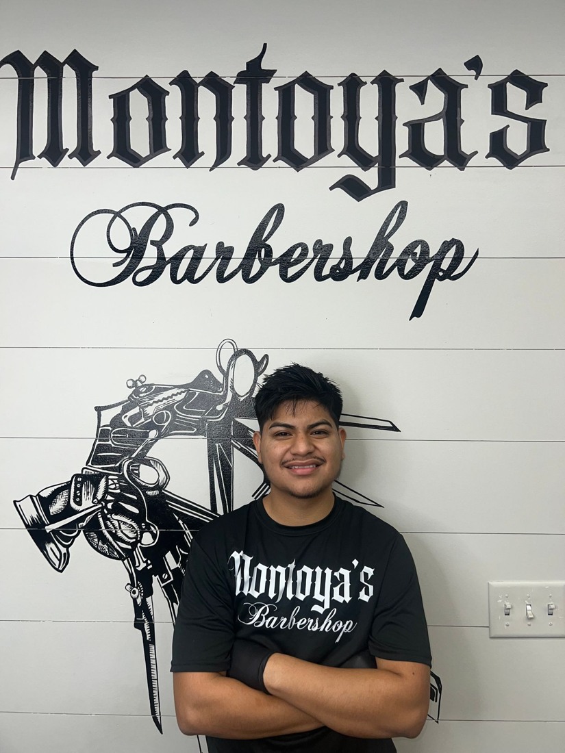 Josue, barber at Montoya’s